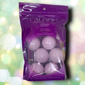 NEW Calgon Moisturizing Bath Fizzies Bombs Lavender & Honey 8 Count Discontinued
